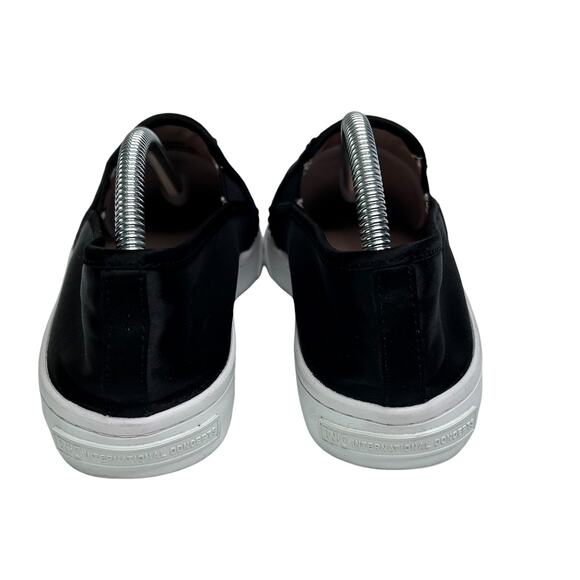 INC International Concepts Sammee2 Black Rhinestone Shiny Bling Slip On Sneakers - Picture 5 of 9